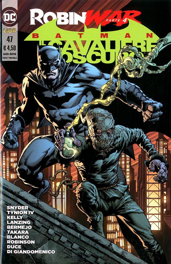 BATMAN IL CAVALIERE OSCURO serie new 52 47, LION, nuvolosofumetti,