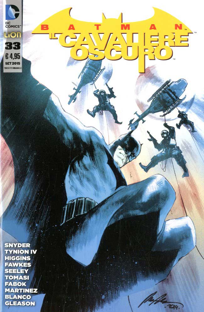 BATMAN IL CAVALIERE OSCURO serie new 52 33-LION- nuvolosofumetti.