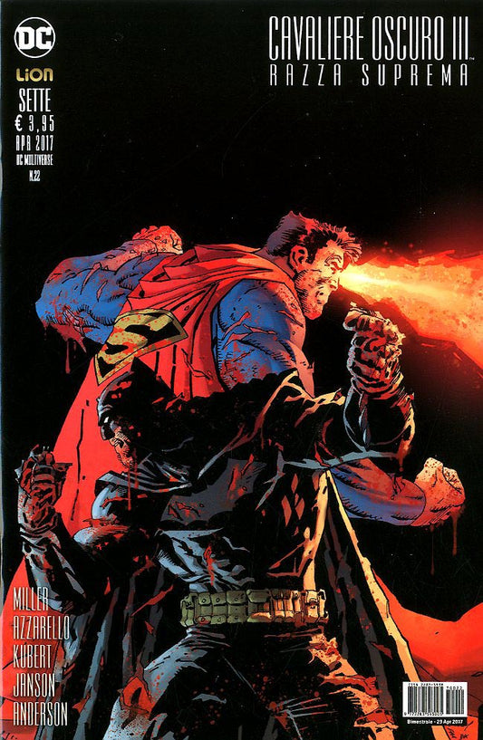 BATMAN IL CAVALIERE OSCURO III razza suprema 7, LION, nuvolosofumetti,