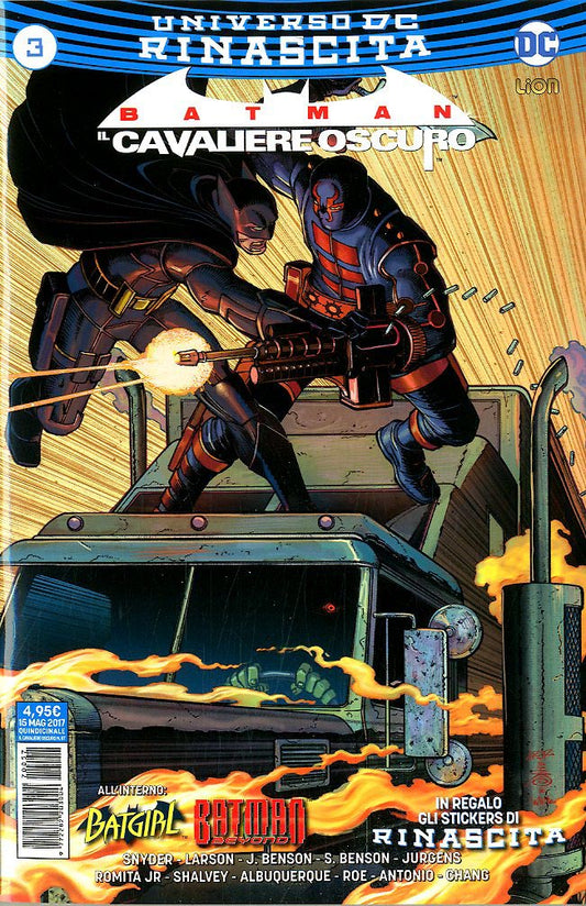 BATMAN CAVALIERE OSCURO Rinascita 3-LION- nuvolosofumetti.