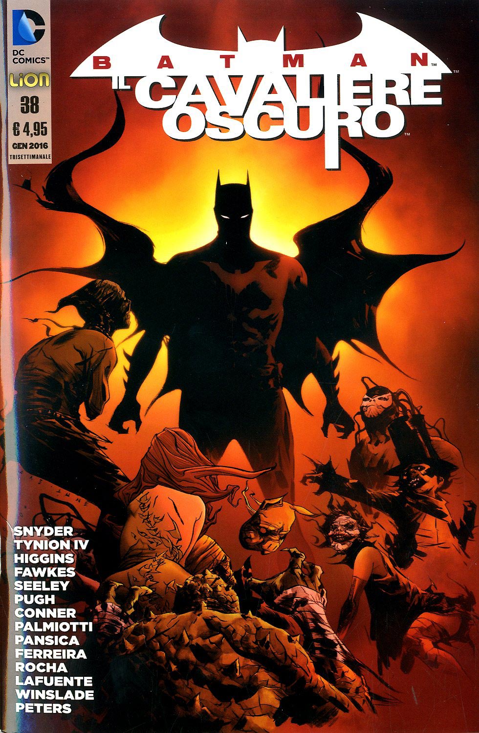 BATMAN IL CAVALIERE OSCURO serie new 52 38-LION- nuvolosofumetti.