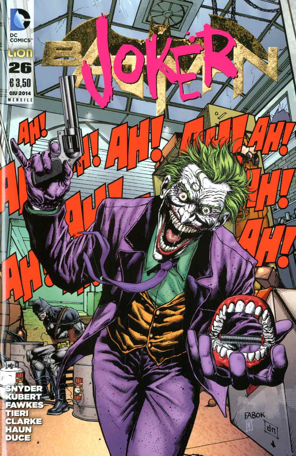 BATMAN serie new 52 26, LION, nuvolosofumetti,