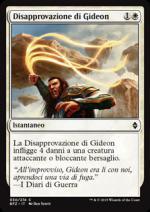 Disapprovazione di Gideon foil  Battaglia per Zendikar 4292-Wizard of the Coast- nuvolosofumetti.