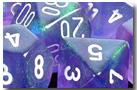 Dadi set da 7 in box Signature-CHESSEX- nuvolosofumetti.