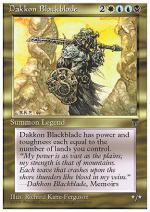 Dakron Blackblade  CHRONICLES 4076-Wizard of the Coast- nuvolosofumetti.