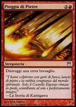 Pioggia di Pietre  CAMPIONI DI KAMIGAWA 191-Wizard of the Coast- nuvolosofumetti.