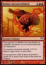 Rabbia incontrollabile  CAMPIONI DI KAMIGAWA 195-Wizard of the Coast- nuvolosofumetti.