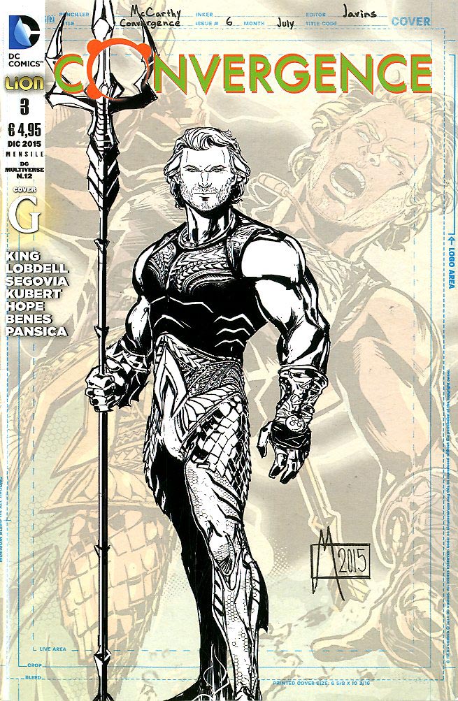 CONVERGENCE variant cover pack 3-LION- nuvolosofumetti.