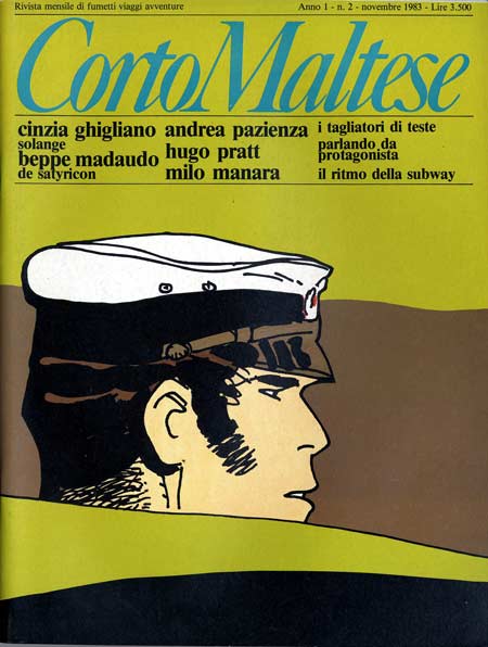 CORTO MALTESE 1983 2-Rizzoli- nuvolosofumetti.
