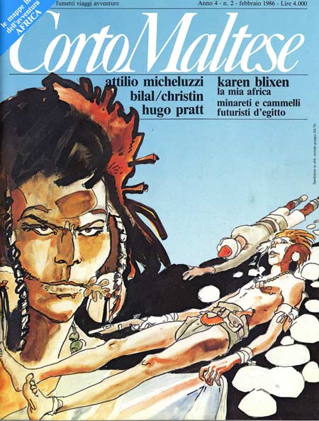 CORTO MALTESE 1986 2-Rizzoli- nuvolosofumetti.