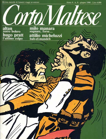 CORTO MALTESE 1986 6-Rizzoli- nuvolosofumetti.