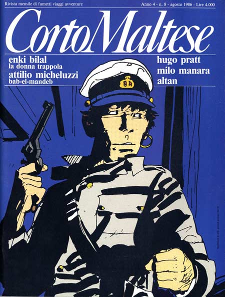 CORTO MALTESE 1986 8-Rizzoli- nuvolosofumetti.