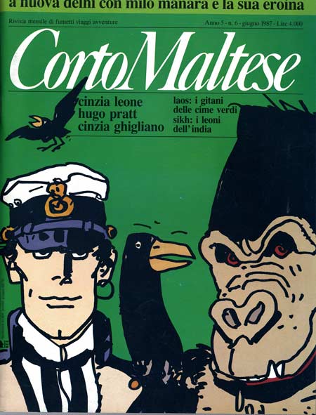 CORTO MALTESE 1987 6-Rizzoli- nuvolosofumetti.