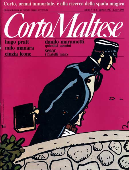 CORTO MALTESE 1987 8-Rizzoli- nuvolosofumetti.