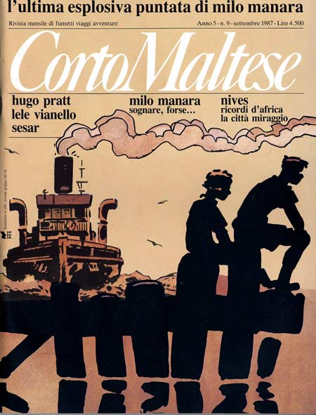 CORTO MALTESE 1987 9-Rizzoli- nuvolosofumetti.