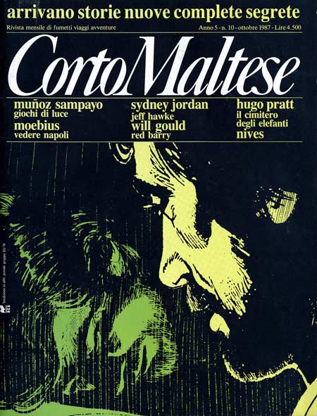 CORTO MALTESE 1987 10-Rizzoli- nuvolosofumetti.