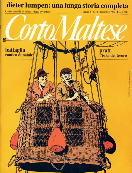 CORTO MALTESE 1987 12-Rizzoli- nuvolosofumetti.