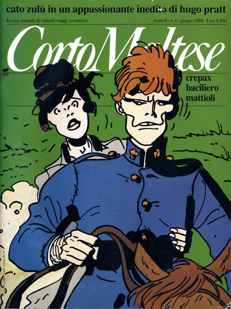 CORTO MALTESE 1988 6-Rizzoli- nuvolosofumetti.