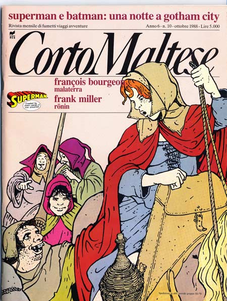 CORTO MALTESE 1988 10-Rizzoli- nuvolosofumetti.