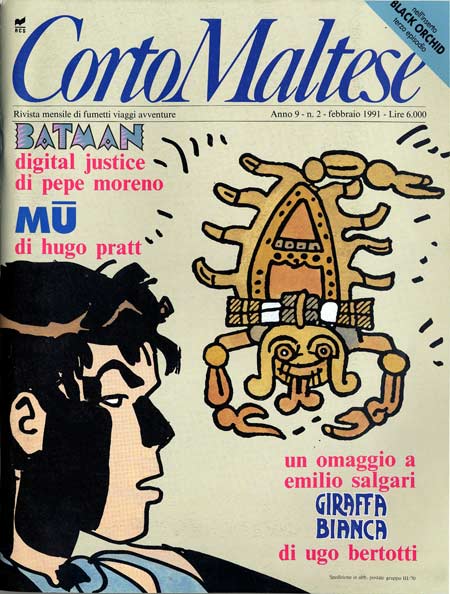 CORTO MALTESE 1991 2-Rizzoli- nuvolosofumetti.