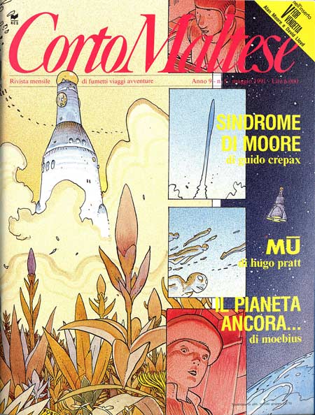 CORTO MALTESE 1991 5-Rizzoli- nuvolosofumetti.