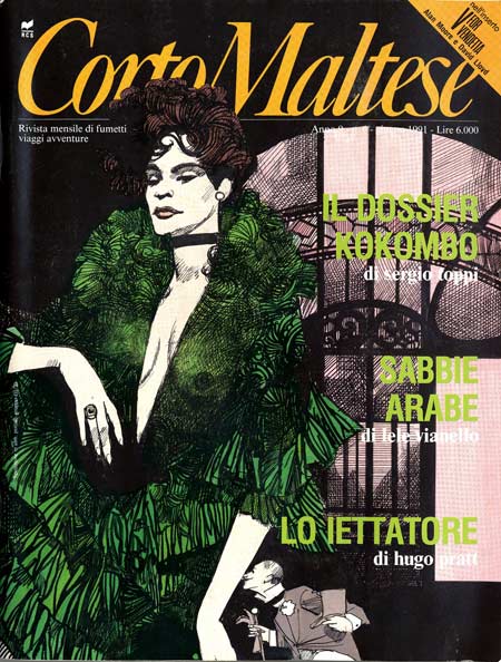 CORTO MALTESE 1991 6-Rizzoli- nuvolosofumetti.