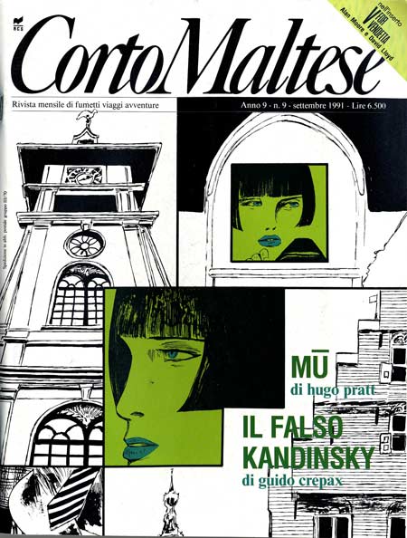 CORTO MALTESE 1991 9-Rizzoli- nuvolosofumetti.
