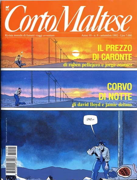 CORTO MALTESE 1992 9-Rizzoli- nuvolosofumetti.