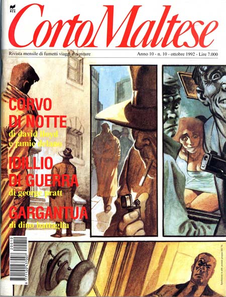CORTO MALTESE 1992 10-Rizzoli- nuvolosofumetti.
