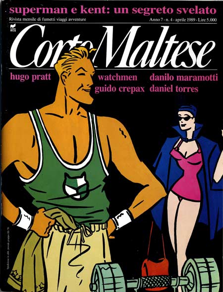 CORTO MALTESE 1989 4-Rizzoli- nuvolosofumetti.