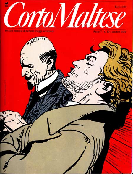 CORTO MALTESE 1989 10-Rizzoli- nuvolosofumetti.