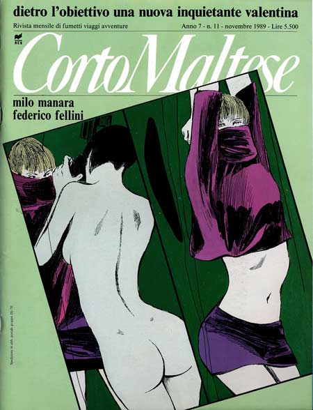 CORTO MALTESE 1989 11-Rizzoli- nuvolosofumetti.