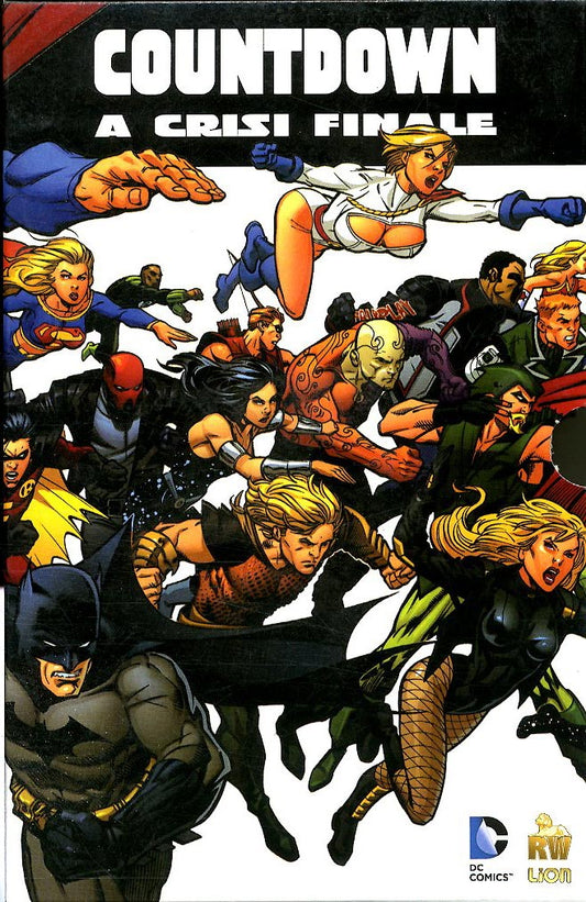 SLIPCASE COUNTDOWN A CRISI FINALE+crisi finale 1/12-LION- nuvolosofumetti.