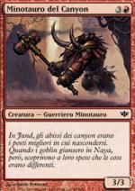 Minotauro del Canyon  Conflux 60-Wizard of the Coast- nuvolosofumetti.