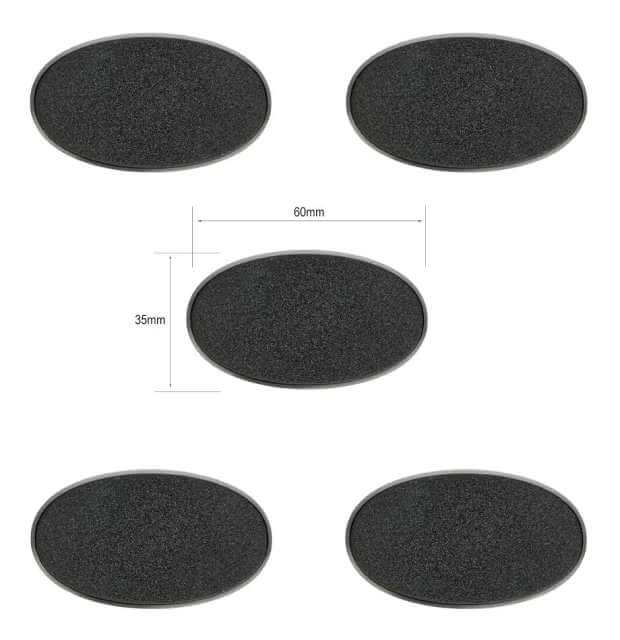 Citadel 60x35mm Oval Bases, GAMES WORKSHOP, nuvolosofumetti,