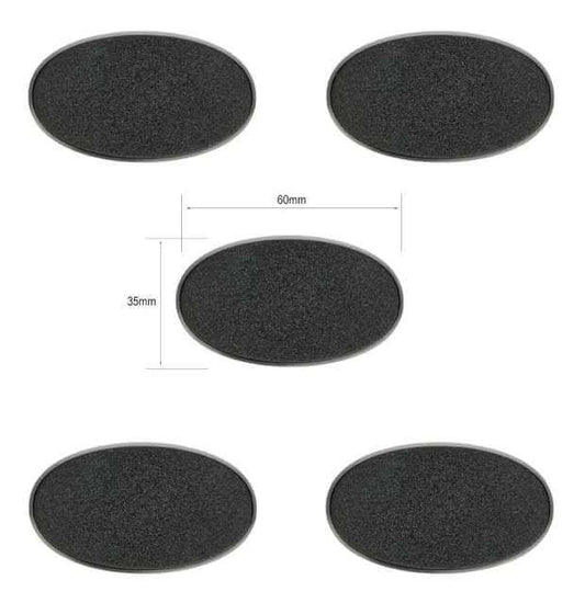 Citadel 60x35mm Oval Bases, GAMES WORKSHOP, nuvolosofumetti,