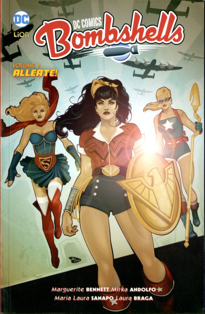DC comics Bombshell 2, LION, nuvolosofumetti,