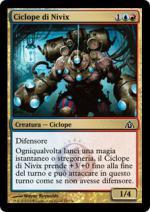 CICLOPE DI NIVIX FOIL  Labirinto Del Drago 164-Wizard of the Coast- nuvolosofumetti.