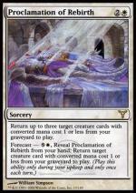 Proclama della Rinascita foil  DISCORDIA 1203-Wizard of the Coast- nuvolosofumetti.