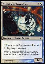 Ministro degli Impedimenti foil  DISCORDIA 1196-Wizard of the Coast- nuvolosofumetti.