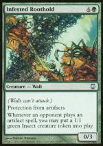 Radici Infestate foil  DARKSTEEL 2193-Wizard of the Coast- nuvolosofumetti.