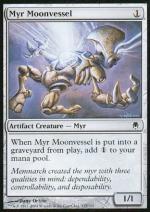 Vascello Lunare Myr  DARKSTEEL 2133-Wizard of the Coast- nuvolosofumetti.