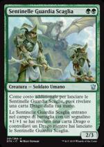 Sentinelle Guardia Scaglia  Draghi di Tarkir 4201-Wizard of the Coast- nuvolosofumetti.