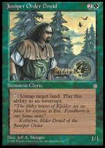 Druido dell'Ordine di Juniper  ERA GLACIALE 6233-Wizard of the Coast- nuvolosofumetti.