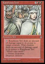 Yeti di Karplus  ERA GLACIALE 6224-Wizard of the Coast- nuvolosofumetti.