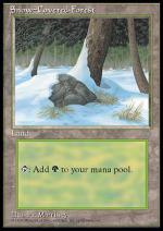 Foresta Innevata  ERA GLACIALE 6363-Wizard of the Coast- nuvolosofumetti.