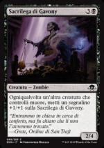 Sacrilega di Gavony  Luna spettrale 8089-Wizard of the Coast- nuvolosofumetti.