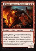 Lupo Mannaro Rovente  Luna spettrale 8142-Wizard of the Coast- nuvolosofumetti.