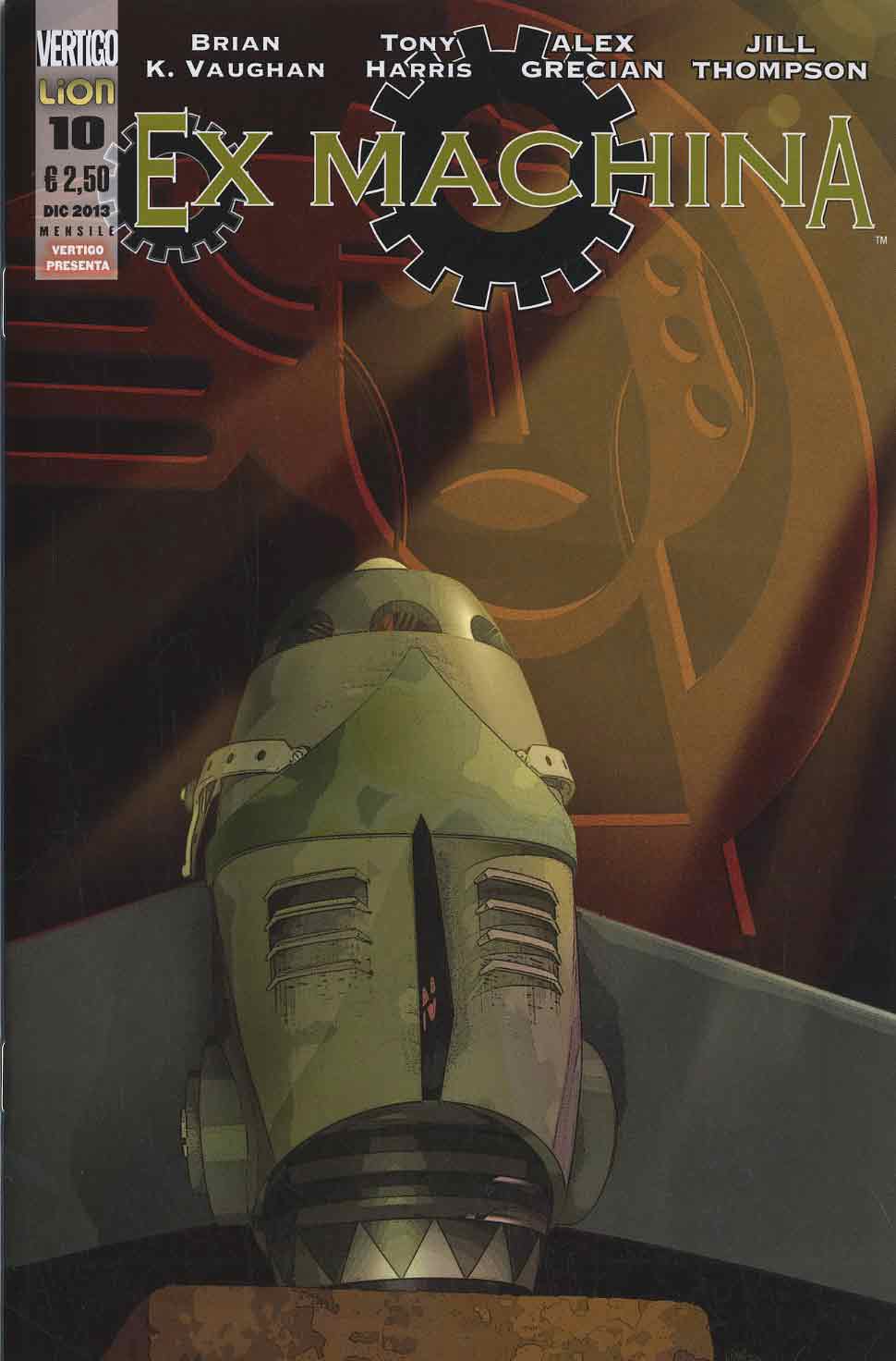 ex-machina -prima serie 10-LION- nuvolosofumetti.