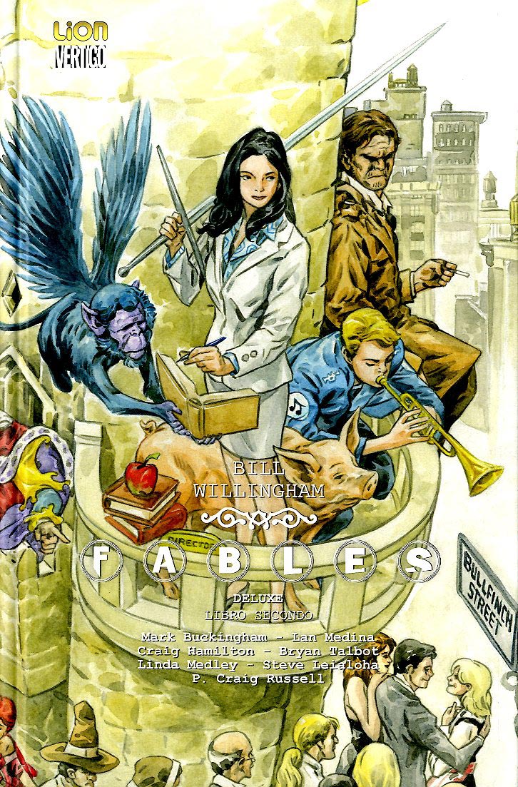 FABLES DELUXE ristampa 2, LION, nuvolosofumetti,